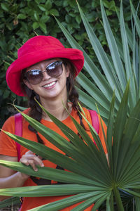 Portrait of a smiling young woman