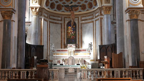 Interior of church