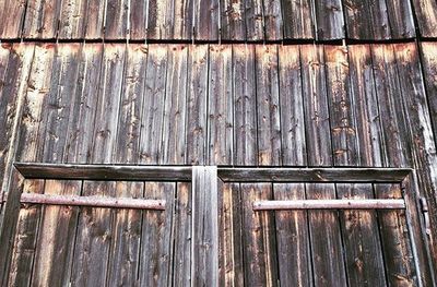 Close-up of wooden door