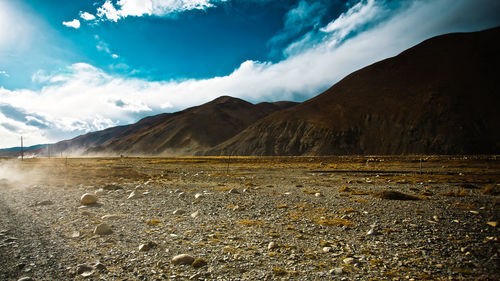 Scenic view of landscape against sky