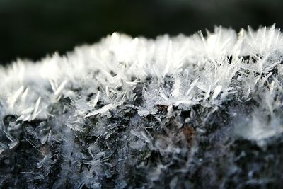 Full frame shot of ice crystals