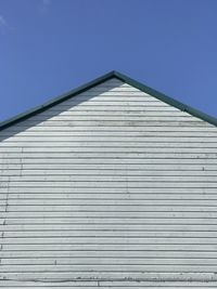 Low angle view of building against clear sky