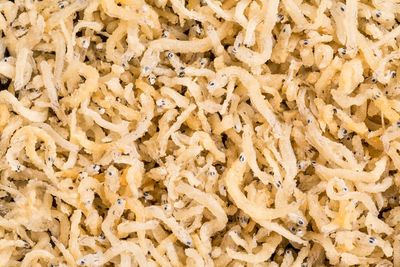 Full frame shot of pizza