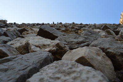 Stones on beach