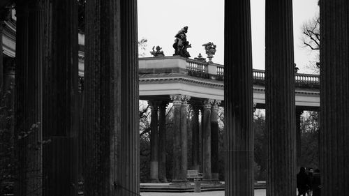 Statue of historic building