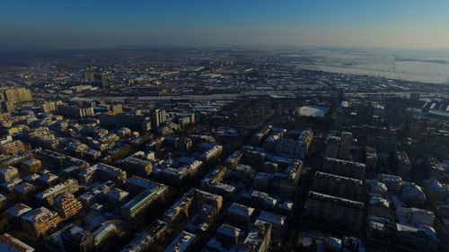 Aerial view of city