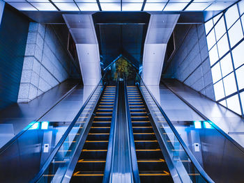 Escalator in subway