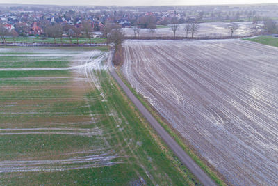 Aerial view of landscape