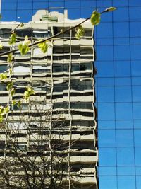 Close-up of swimming pool against blue sky