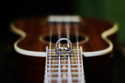 Close-up of guitar