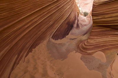 Stunning rock formation in arizona,called the wave