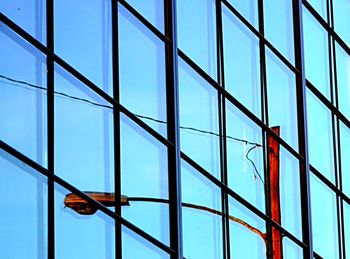 Full frame shot of glass building