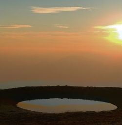 Scenic view of sunset