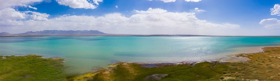 Panoramic view of sea against sky