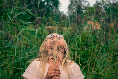 Portrait of a girl sunlight