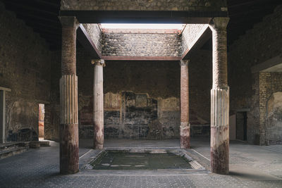 Ancient roman villa in stabia, naples