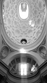 Low angle view of ceiling