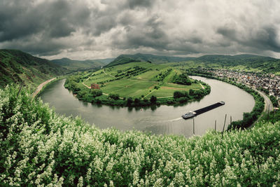 Moselschleife, river mosel, germany.