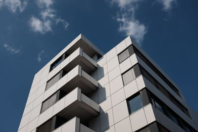 Low angle view of building against sky