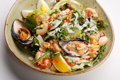 Close-up of salad in bowl