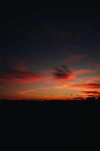 Scenic view of sky during sunset