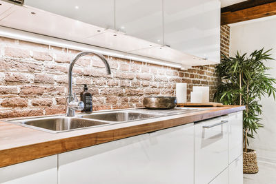 Interior of bathroom