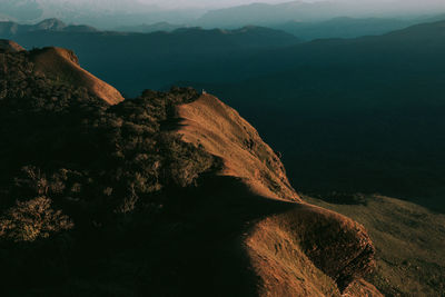 Scenic view of mountain against sky