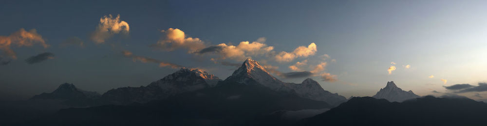 Panoramic view of mountains