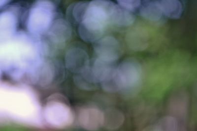 Defocused image of sunlight
