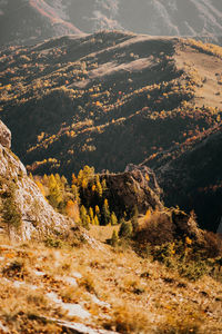 High angle view of landscape