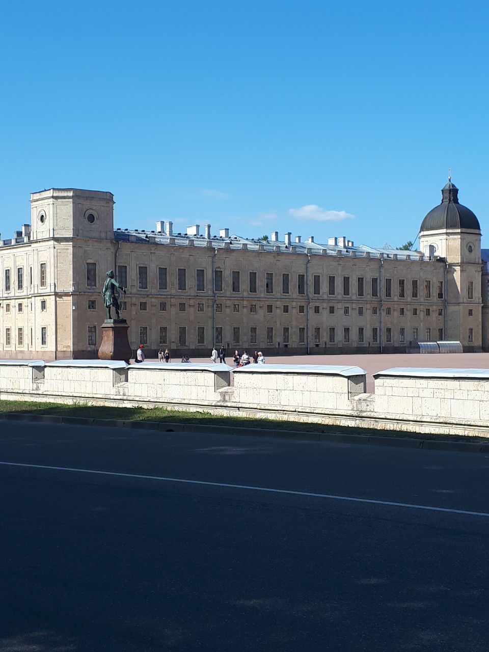 BUILDINGS AGAINST BLUE SKY