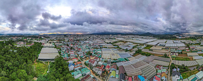 Landscape in the city of da lat city, vietnam is a popular tourist destination.