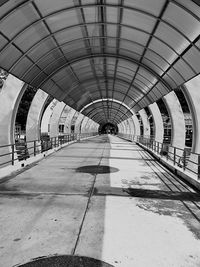 View of empty bridge