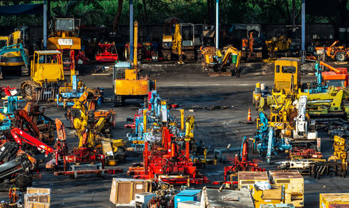 Group of people working on road