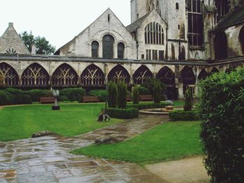 View of formal garden