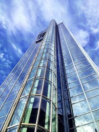 Low angle view of modern office building