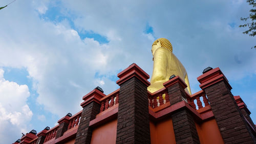 Low angle view of building against sky