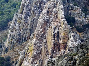 Panoramic view of rocky mountains