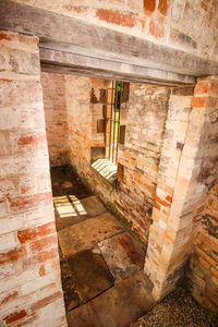 Entrance of abandoned building