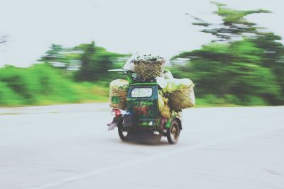 Car on road