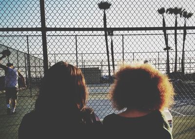 Close-up of chainlink fence