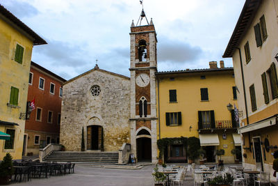 Low angle view of church