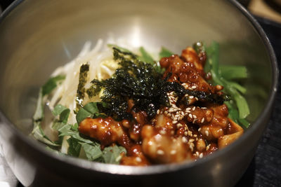 Close-up of food in bowl