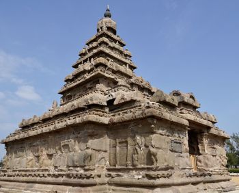 Low angle view of historical building against sky