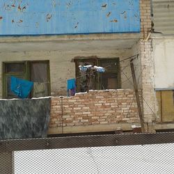 Built structure against blue sky