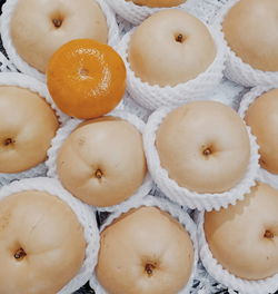 High angle view of fruits