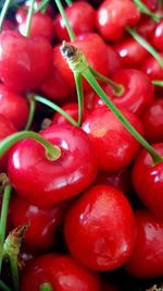 Full frame shot of strawberries