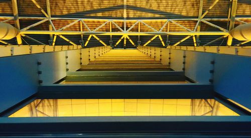 Low angle view of walkway