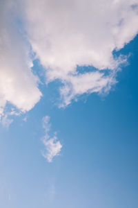 Low angle view of clouds in sky