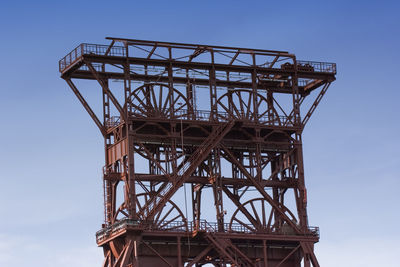 Low angle view of built structure against sky